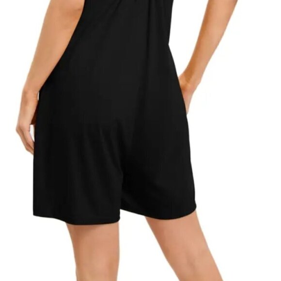 Women's Casual Black Romper - Picture 4 of 4